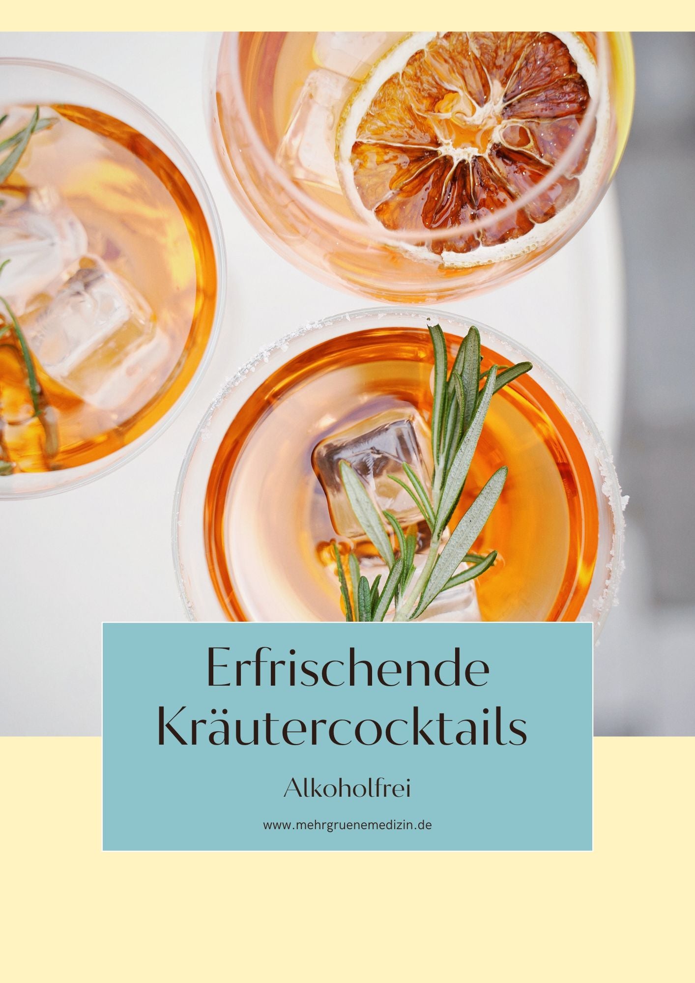 Erfrischende Kräutercoktails (alkoholfrei)